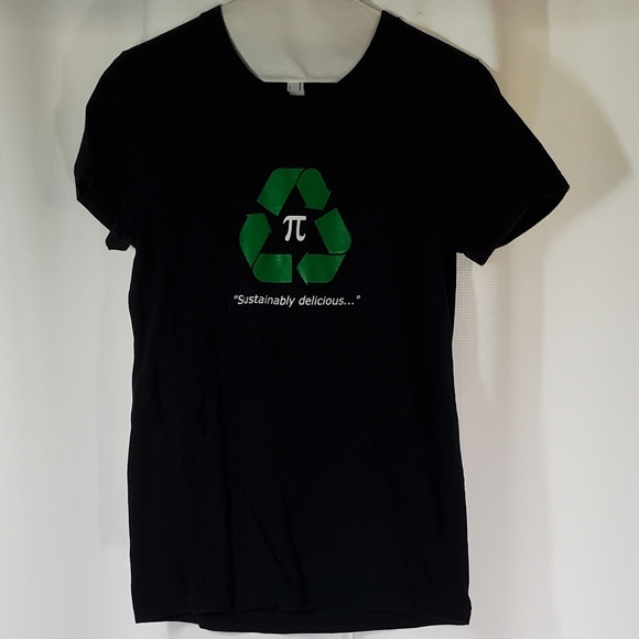 π Pi (Pizza Restaurant in St. Louis, Missouri) , Sustainably Delicious T-shirt - Picture 1 of 5